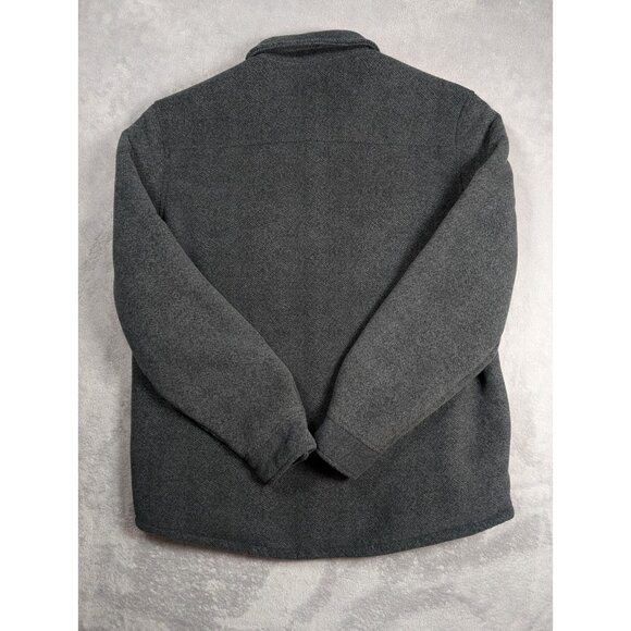 Free Country Coat Mens Medium Gray Sherpa Lined Hiking Outdoor Gorpcore Casual - Picture 8 of 8